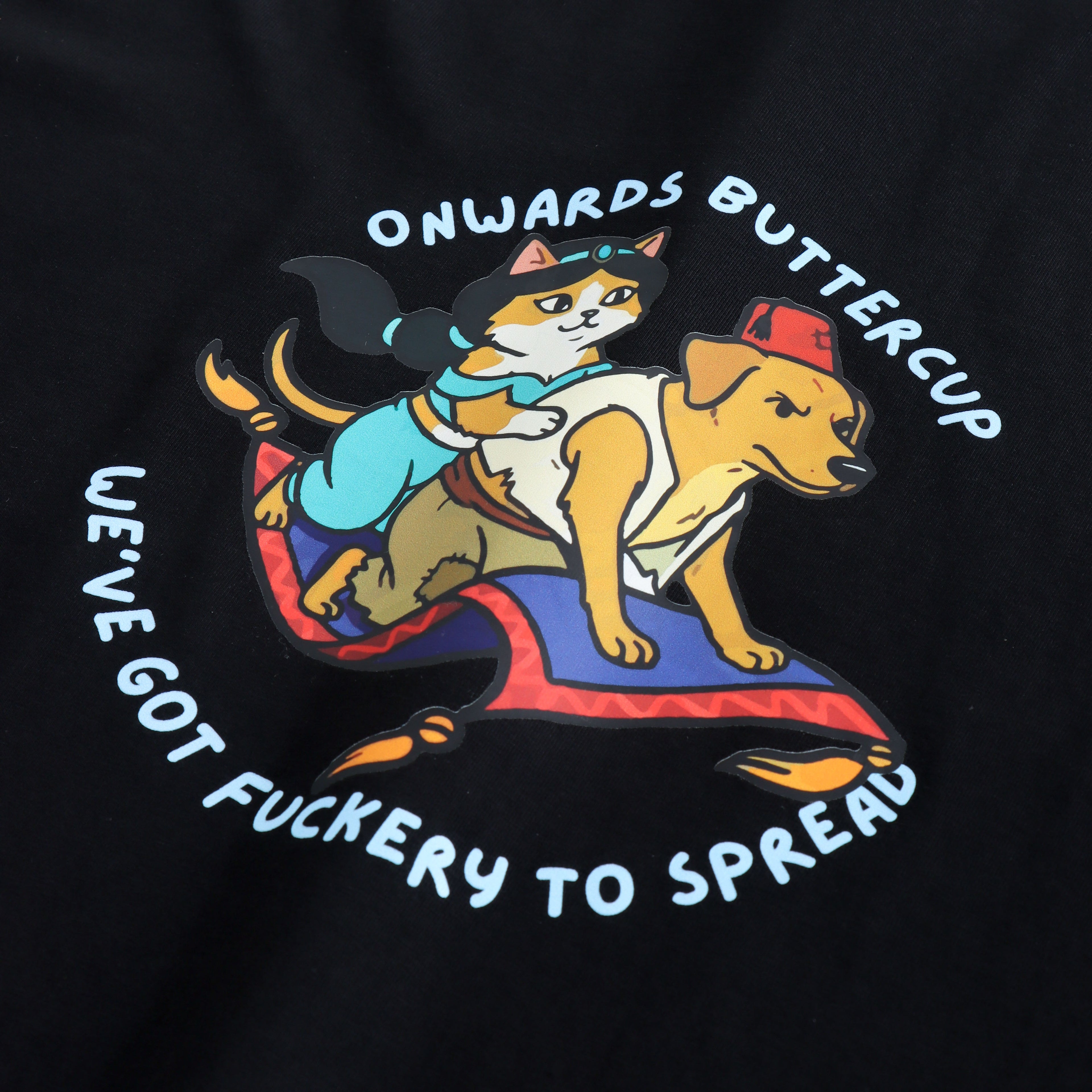 Onwards Buttercup! - Black