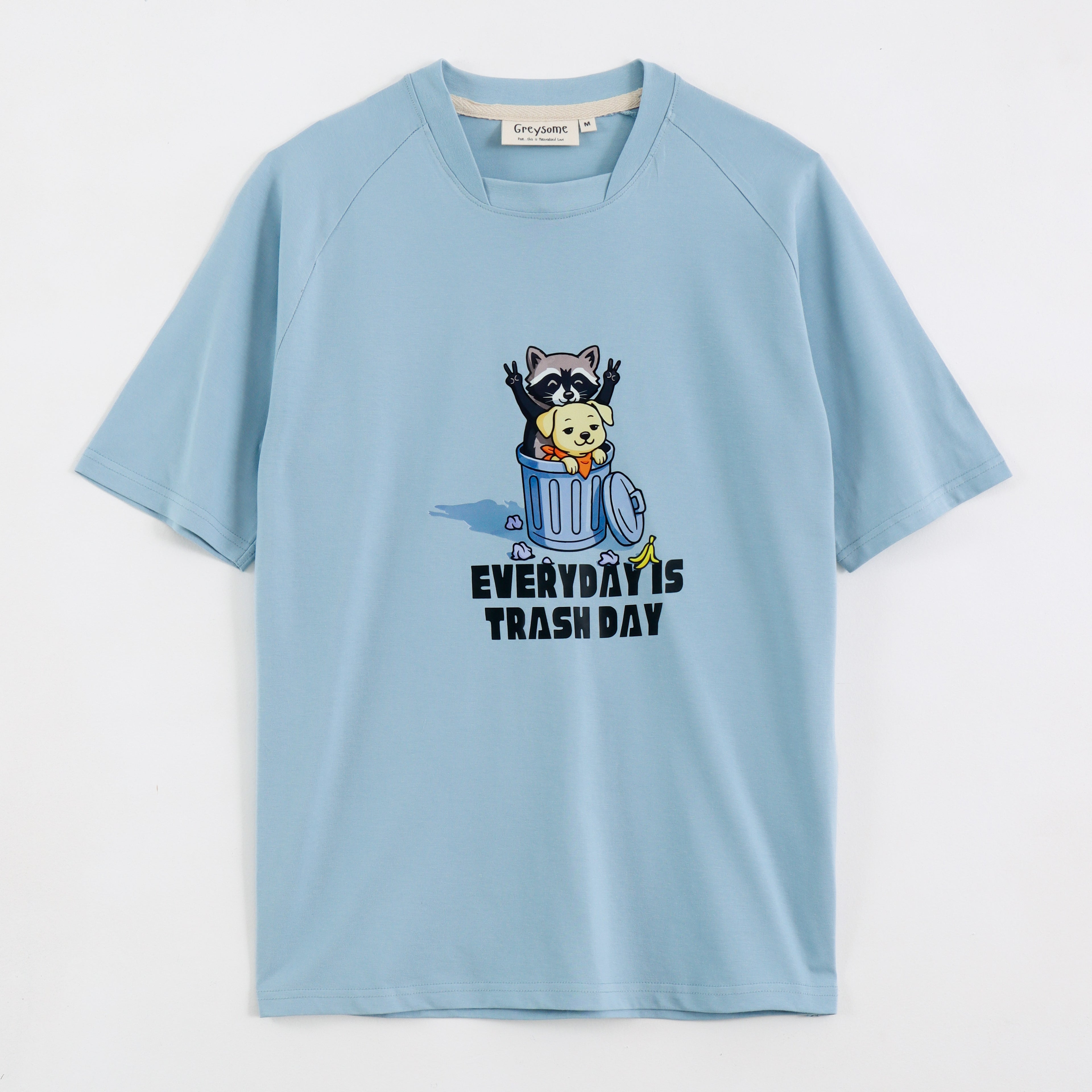 Trash Day Tee - Powder Blue